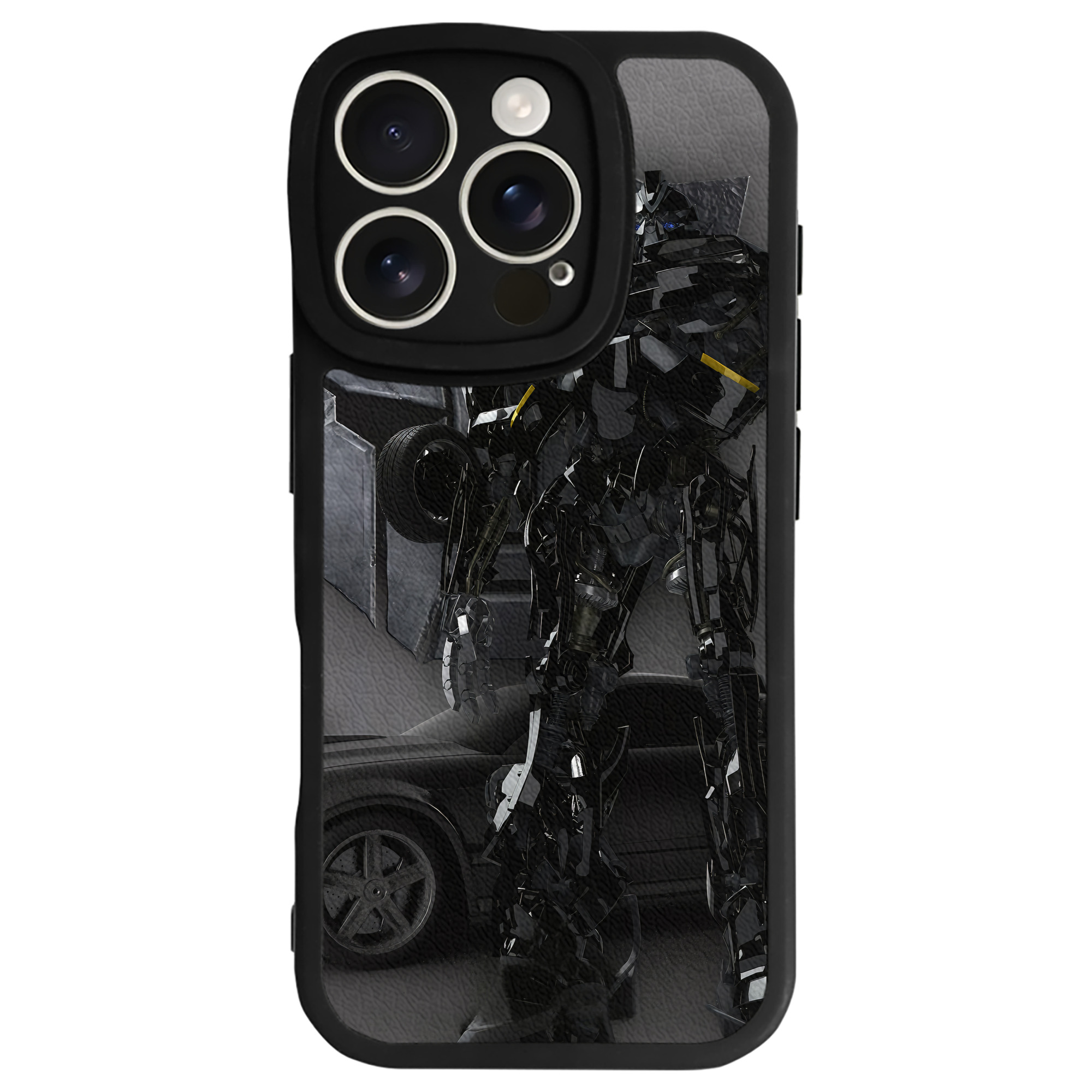 （画像用） Transformers トランスフォーマー 【iPhone 16シリーズ対応】シリコンスマホケース（レザー調） 材質：シリコン